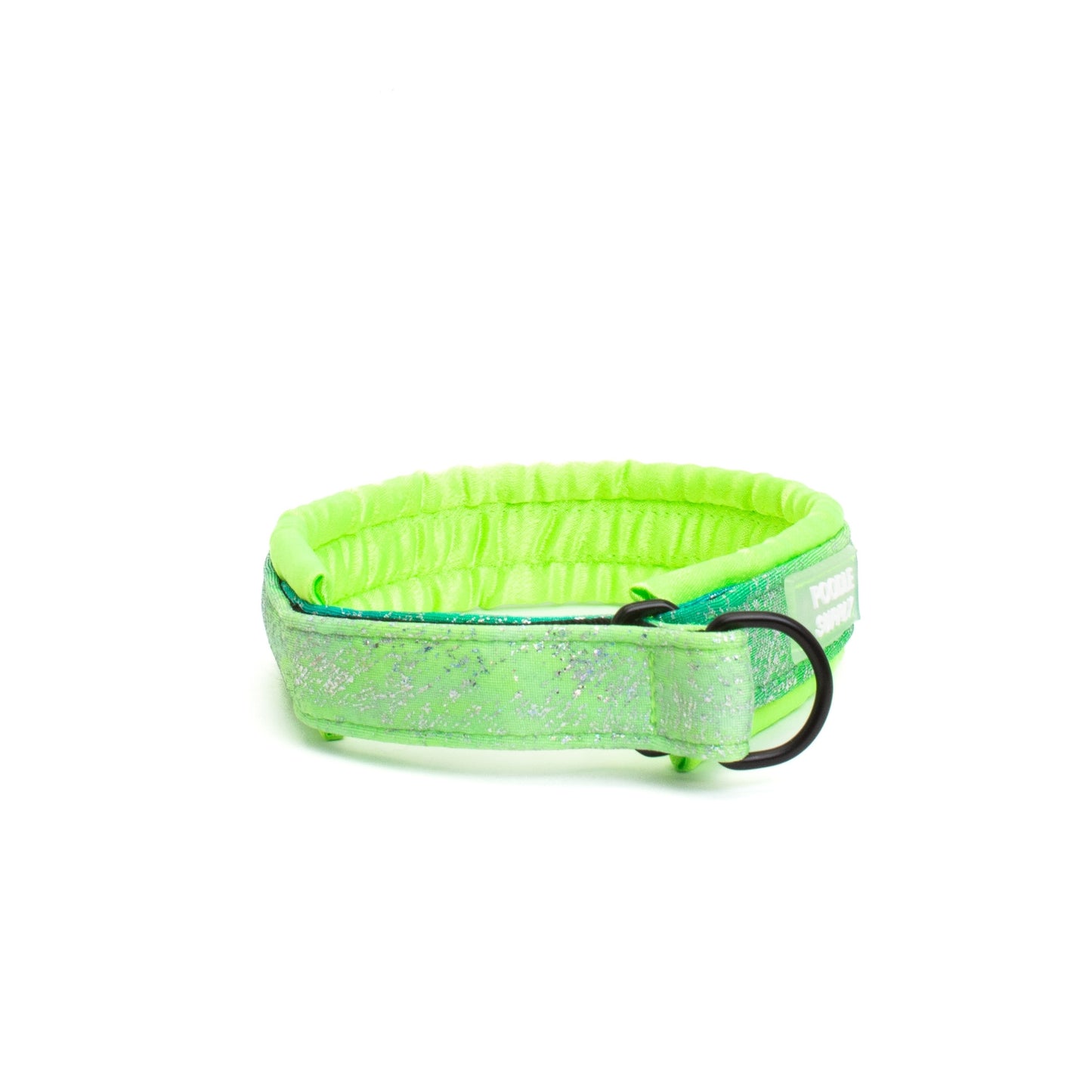Fluffy Martingale Collar Poodle Supply Electric Lime