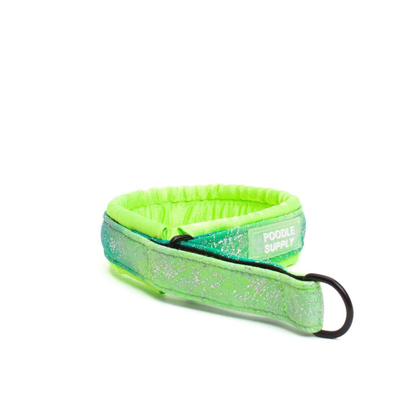 Fluffy Martingale Collar Poodle Supply Electric Lime