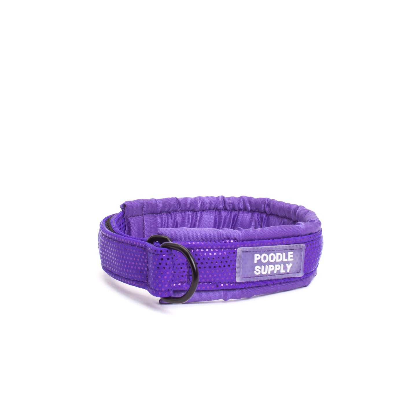 Fluffy Martingale Collar All Purple