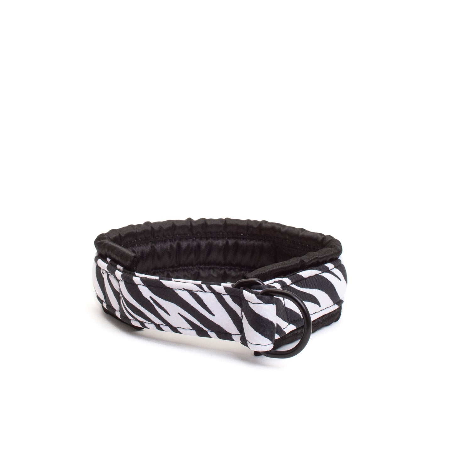 Fluffy Martingale Collar Zebra