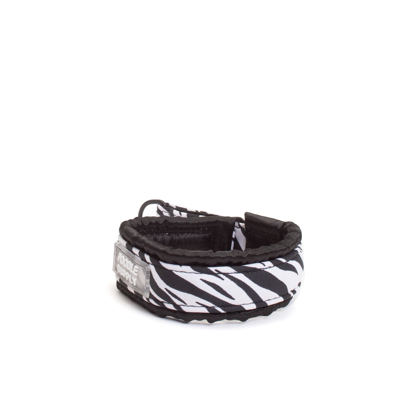 Fluffy Martingale Collar Zebra