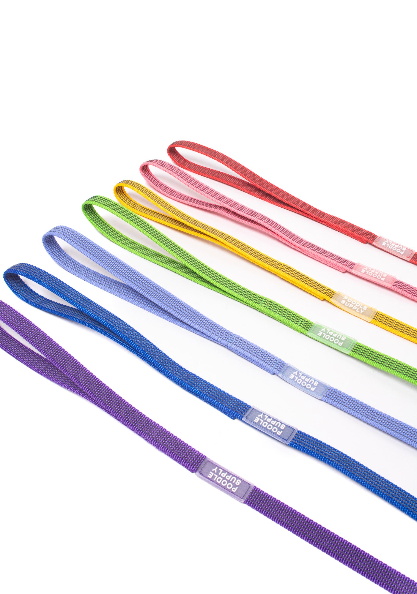 Poodle Supply Rubber Leash Royal Blue