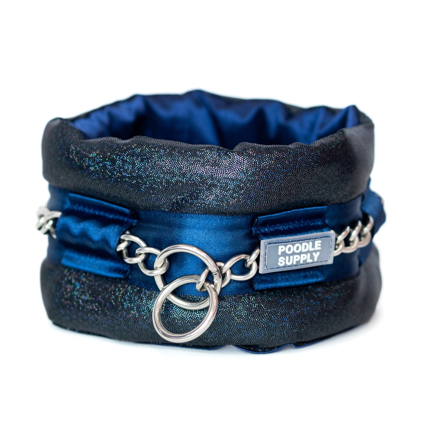 Fluffy Chain Collar Midnight