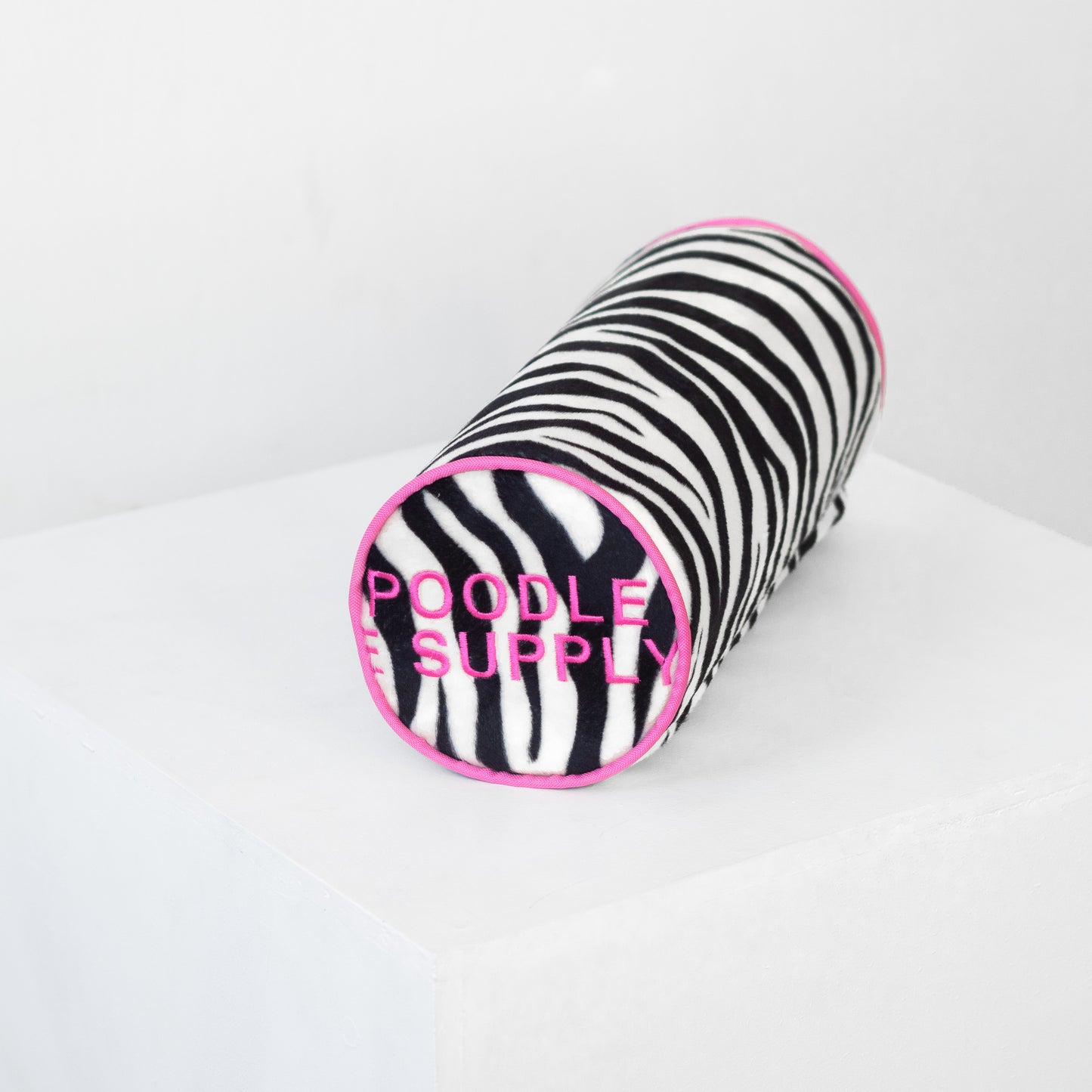 Poodle Supply Top Knot Pillow - Lord Zebra - Medium