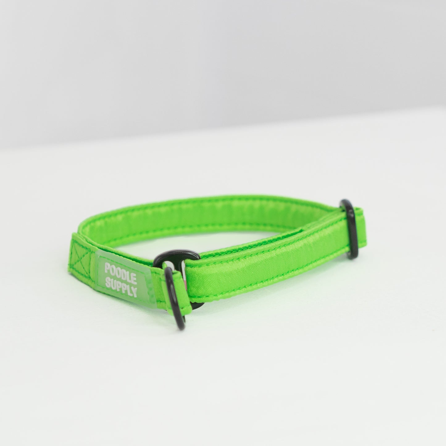 Martingale Collar Candy Satin - Sour Apple - 1,5cm