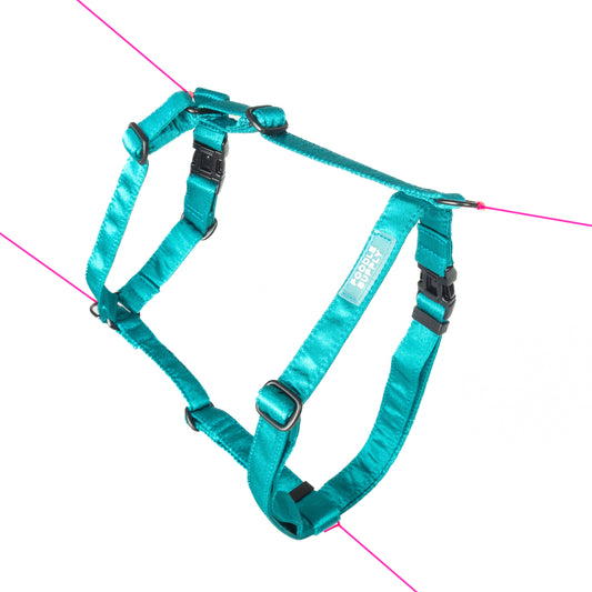 Everyday Satin Harness - Ocean Drop