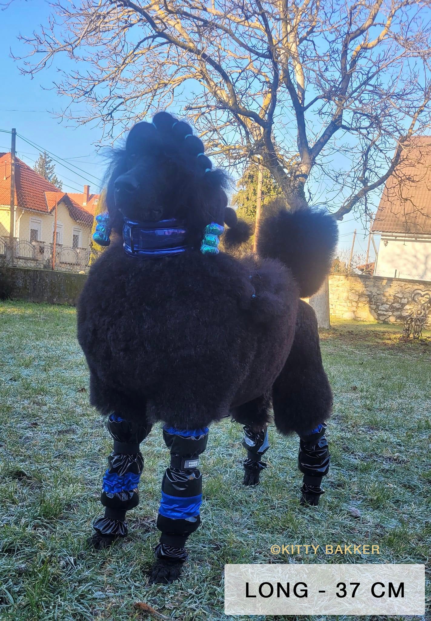 Poodle Supply Set 4 Leg Protectors All Black