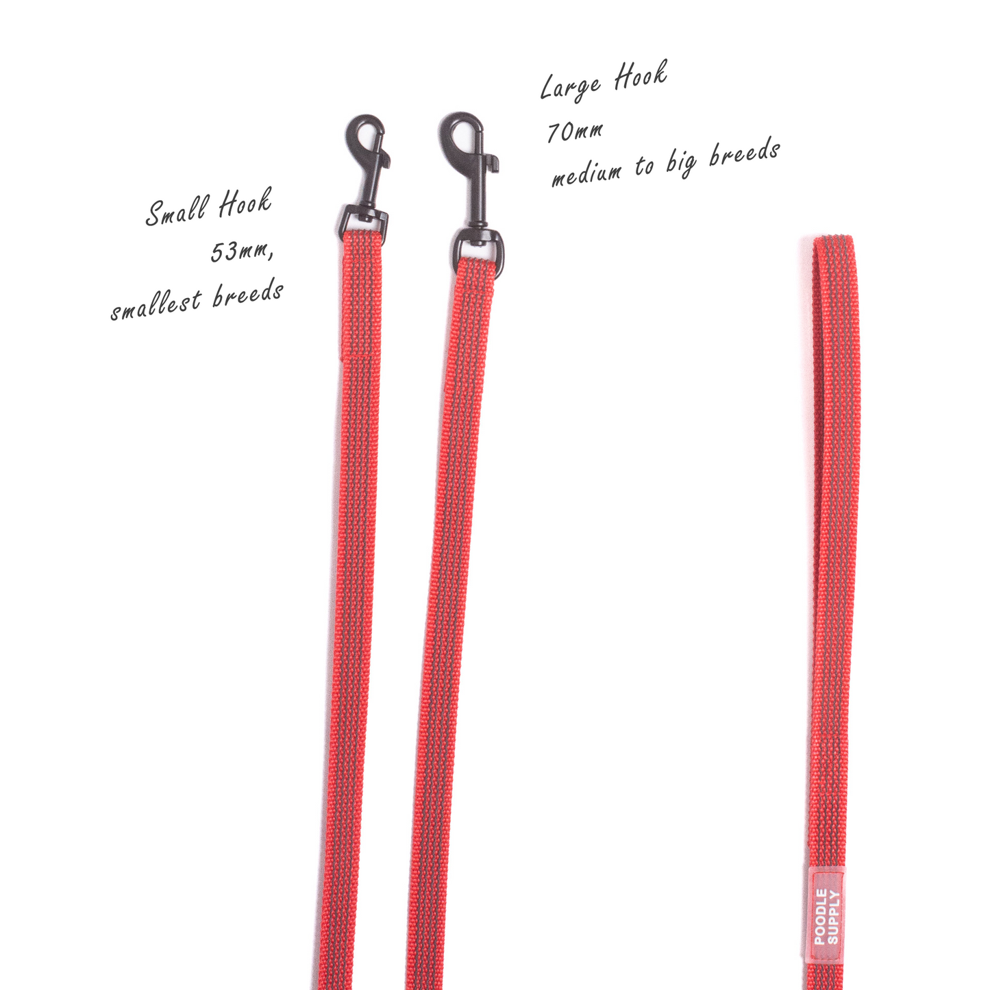 Poodle Supply Rubber Training Safety Red