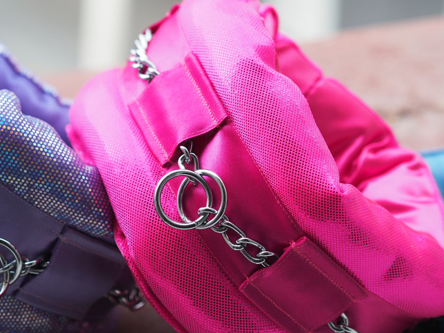 Collar Poodle Supply Luxury Ultra Neon Pink Metallic