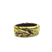 Load image into Gallery viewer, Extra Small Fluffy Magnetic Collar Yellow Snake
