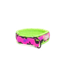 Load image into Gallery viewer, Small / Medium / Large Martingale Collar Poodle Supply Electric Lime Cheetah
