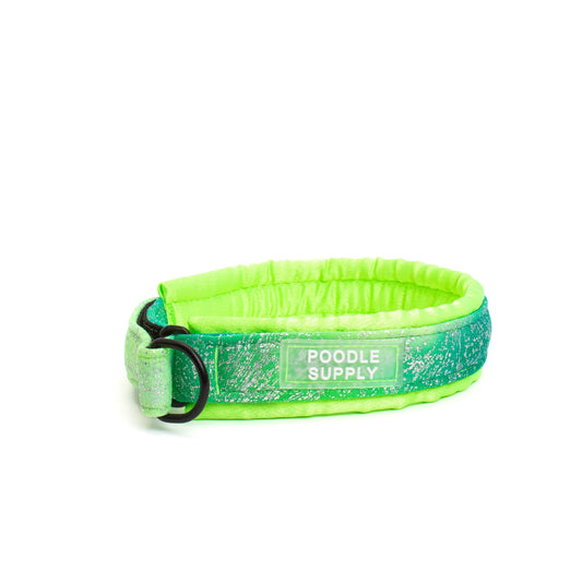 Small / Medium / Large Martingale Collar Poodle Supply Electric Lime