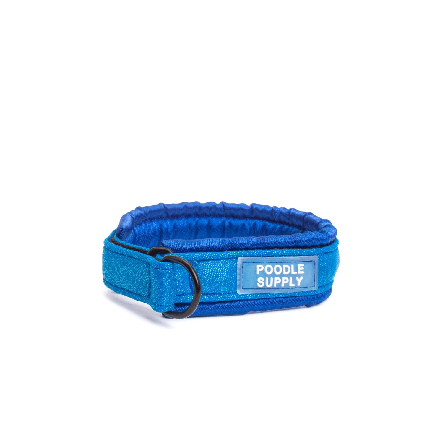 Small / Medium / Large Martingale Collar Poodle Supply Glossy Blue