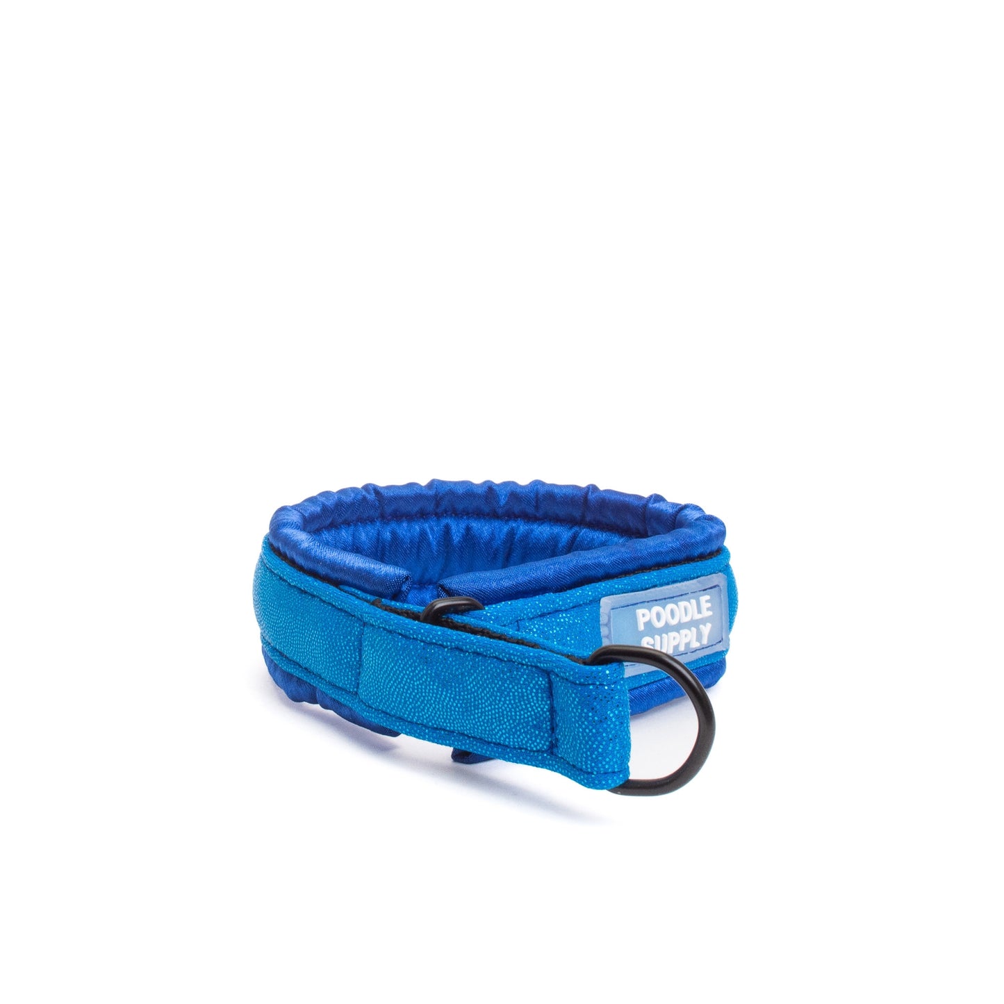 Small / Medium / Large Martingale Collar Poodle Supply Glossy Blue