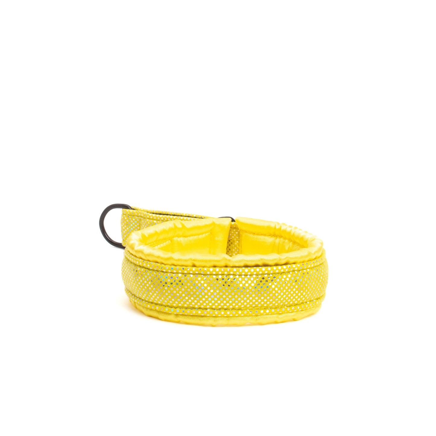 Small / Medium / Large Martingale Collar Poodle Supply Glossy Yellow