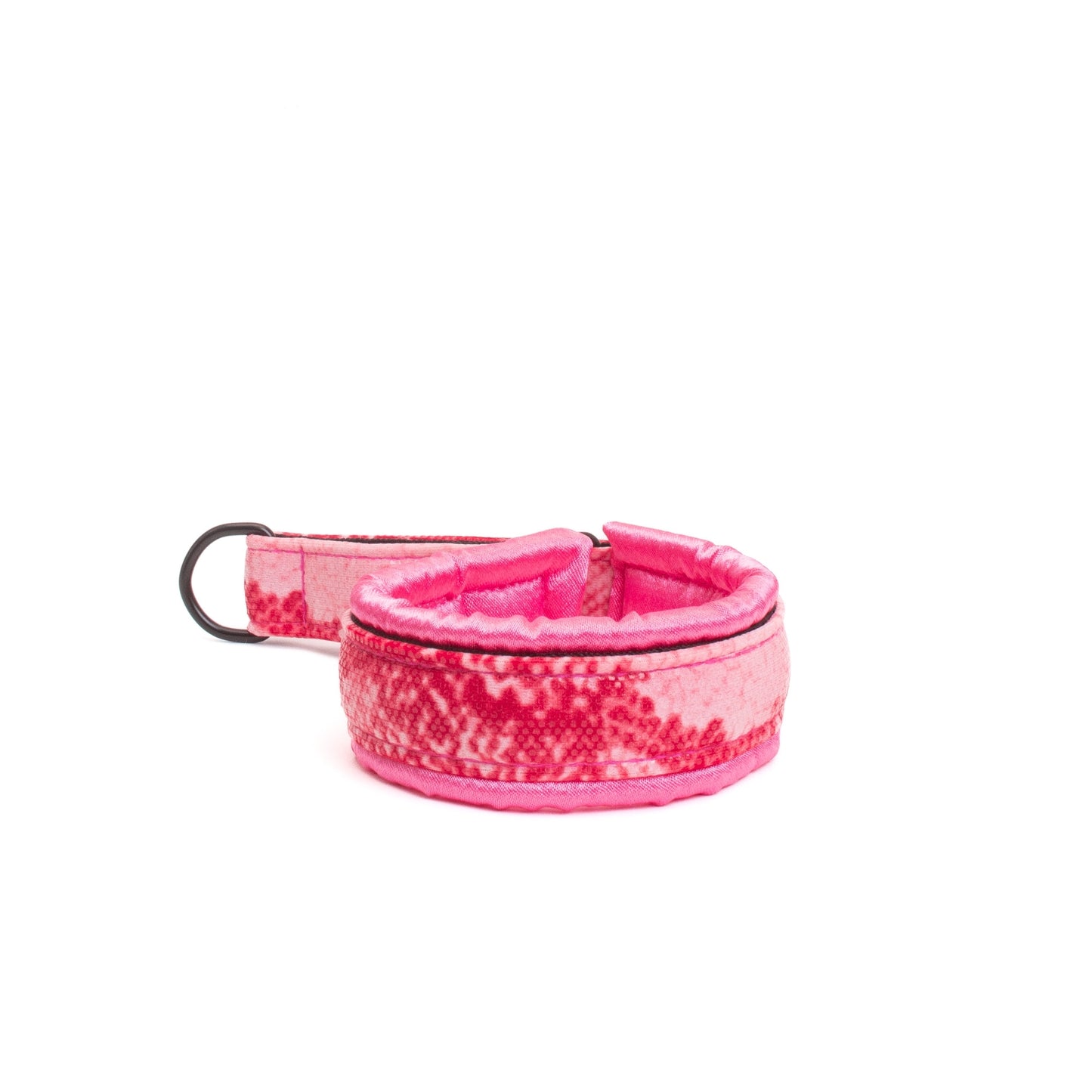 Small / Medium / Large Martingale Collar Poodle Supply Pink Snake