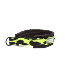 Load image into Gallery viewer, Small / Medium / Large Martingale Collar Poodle Supply Neon Black Cheetah
