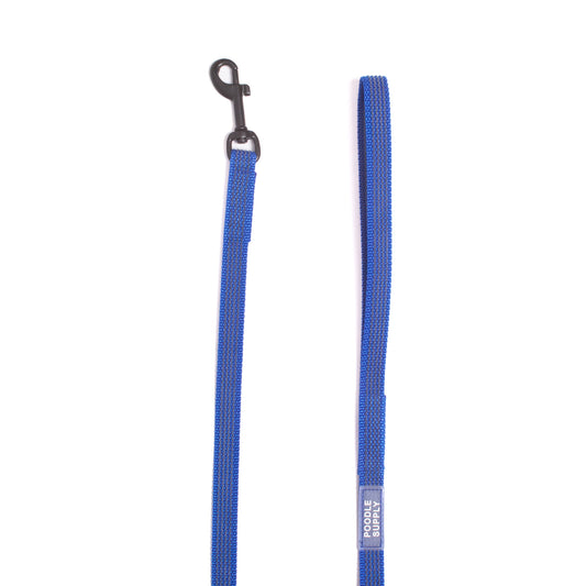 Poodle Supply Rubber Leash Royal Blue