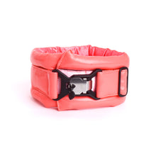 Load image into Gallery viewer, Standard Fluffy Magnetic Collar Eco Leather Coral
