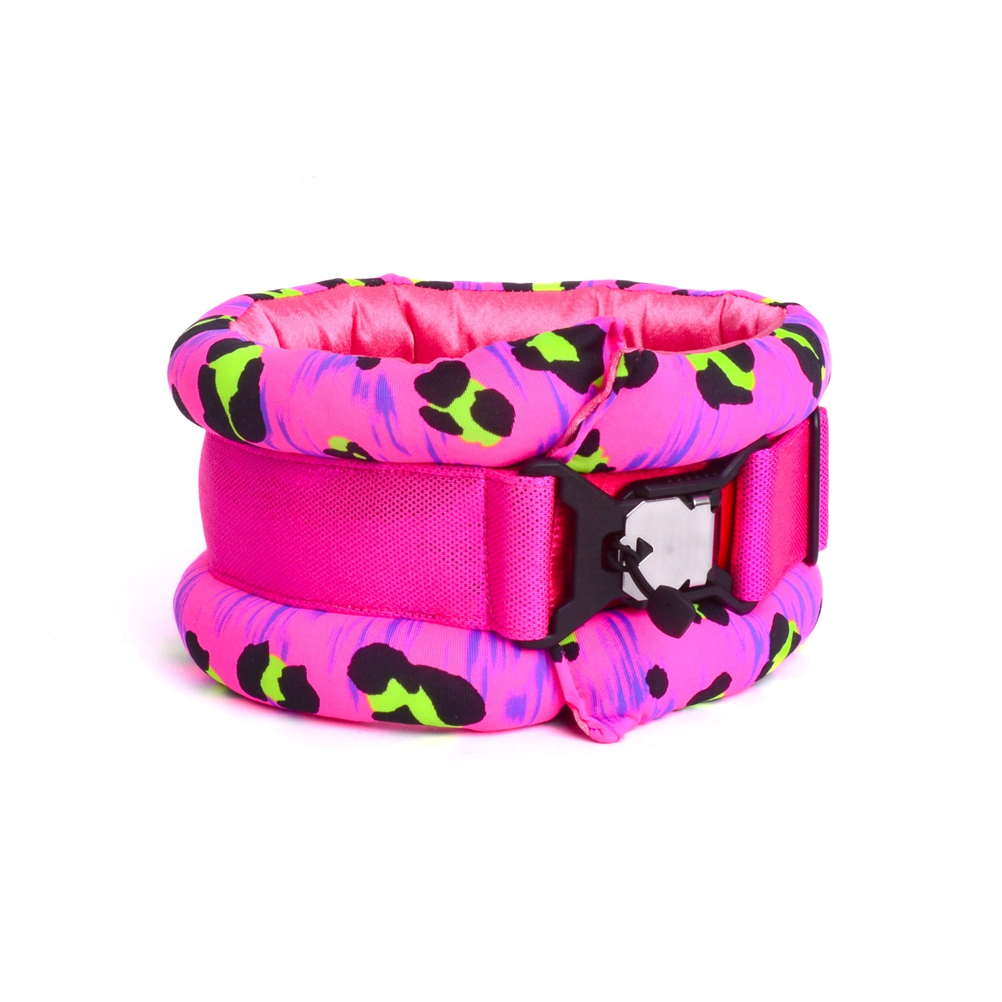 Standard Fluffy Magnetic Collar Bubblegum Cheetah