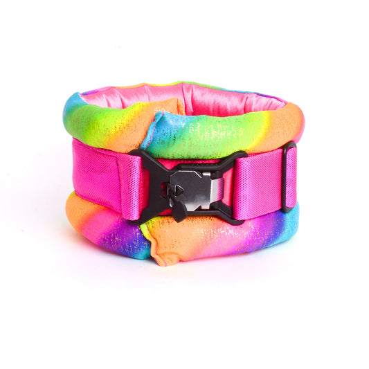 Standard Fluffy Magnetic Collar Shocking Rainbow