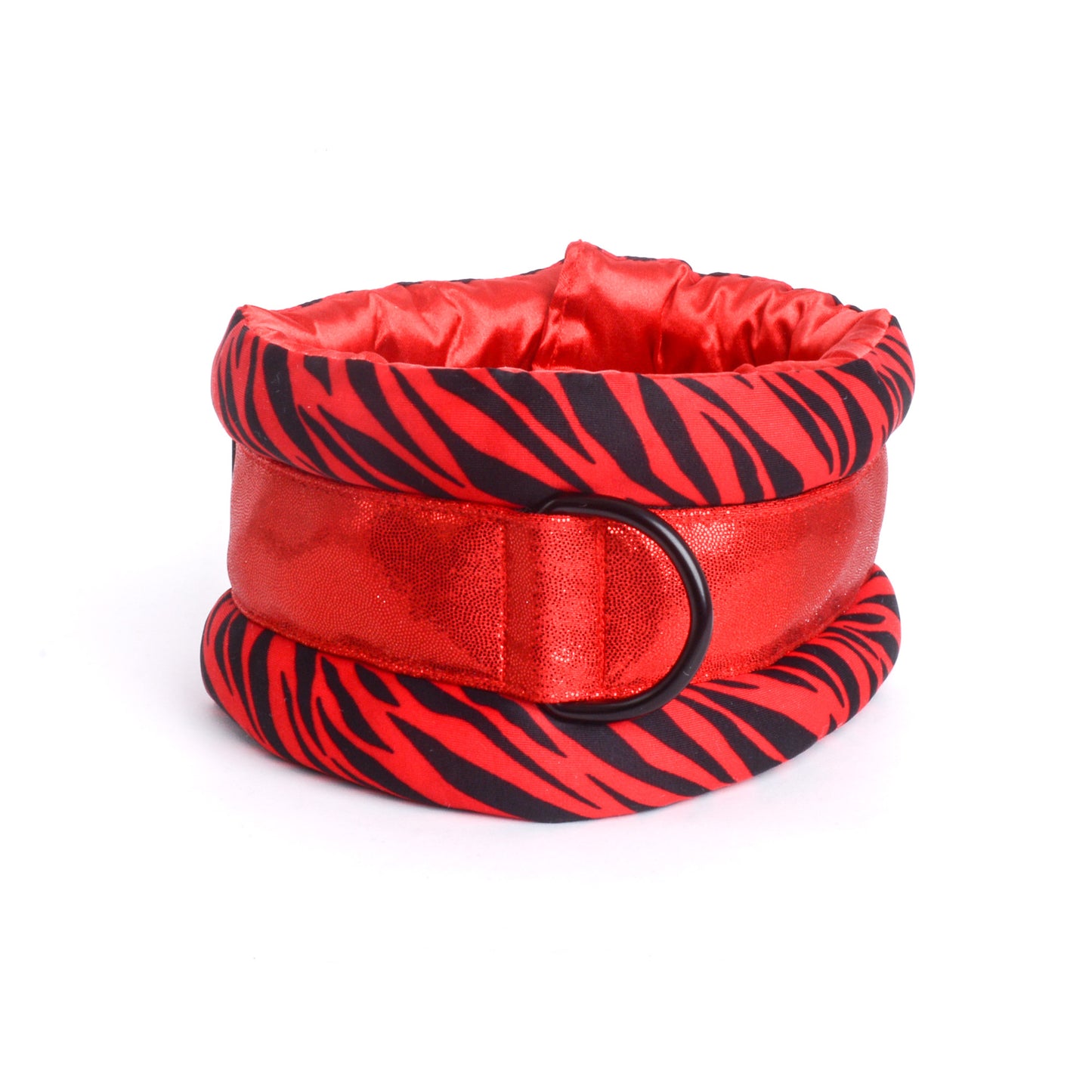 Standard Fluffy Magnetic Collar Candy Zebra