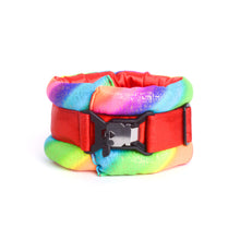 Load image into Gallery viewer, Standard Fluffy Magnetic Collar Candy Rainbow
