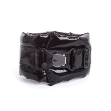 Načíst obrázek do prohlížeče Galerie, Standard Fluffy Magnetic Collar Eco Leather Piano Black
