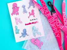 Načíst obrázek do prohlížeče Galerie, Poodle Mania Adjustable Leash Pink + Pouch Bag with Sticker Set
