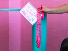Načíst obrázek do prohlížeče Galerie, Poodle Mania Essential Leash Pink + Pouch Bag with Sticker Set
