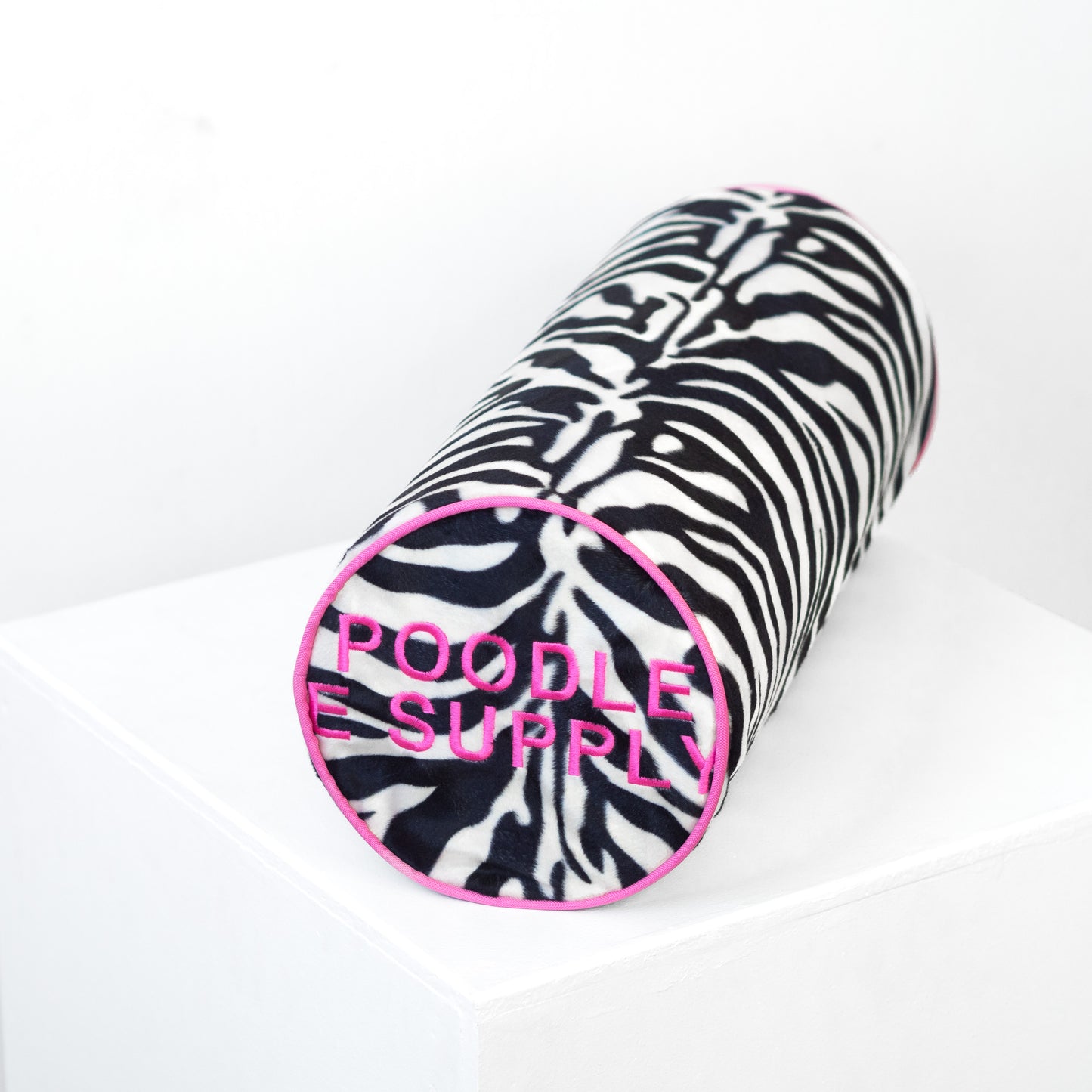 Poodle Supply Top Knot Pillow - Lord Zebra - Large