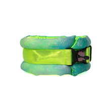 Načíst obrázek do prohlížeče Galerie, Toy / Miniature / Medium Fluffy Magnetic Collar Lime Rainbow
