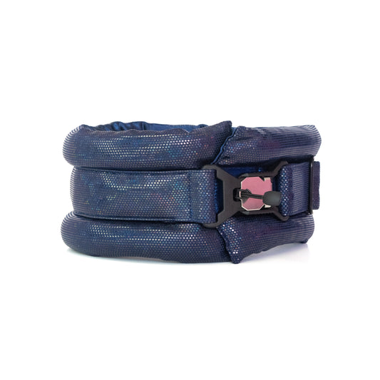 Toy / Miniature / Medium Fluffy Magnetic Collar Holographic Indigo