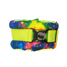 Load image into Gallery viewer, Standard Fluffy Magnetic Collar Neon Galaxy
