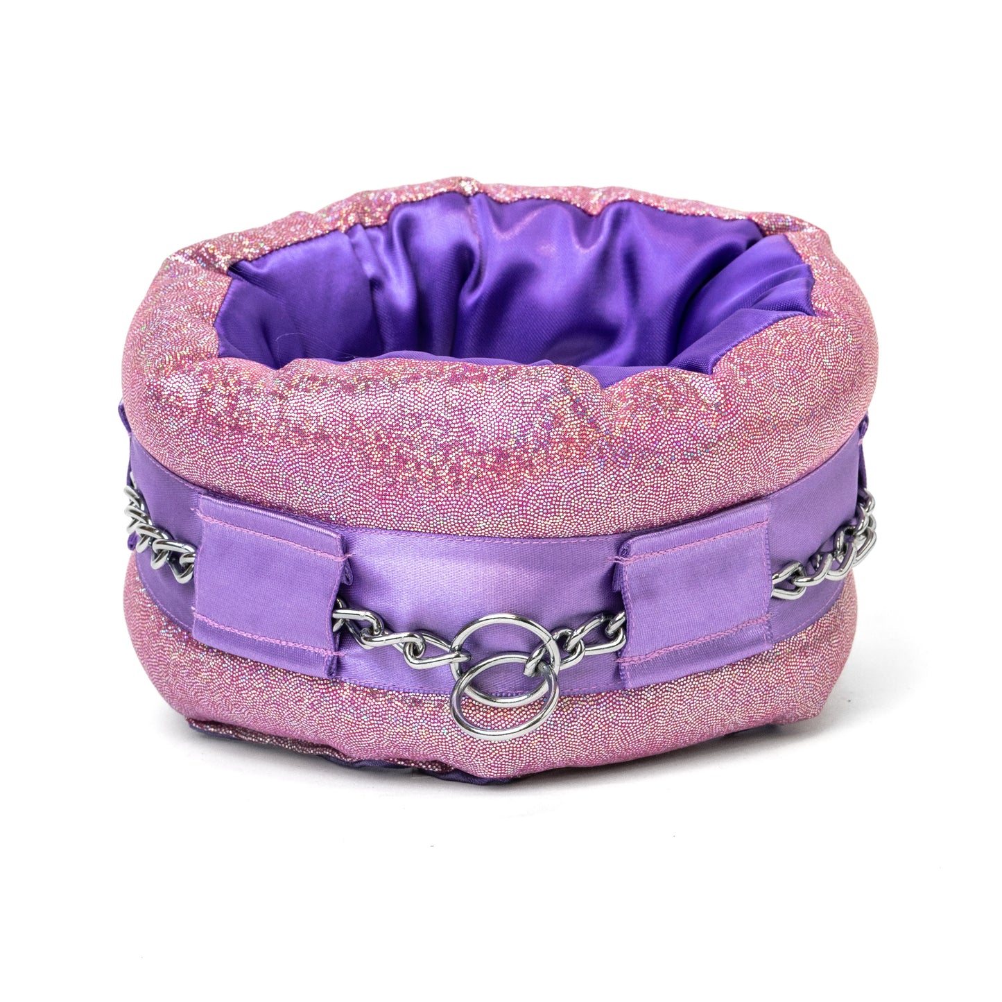 Standard Collar Poodle Supply Purple Pink Holographic