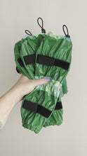 Load and play video in Gallery viewer, Collar + Leg Protectors Set: Standard Fluffy Magnetic Collar &amp; Set of 4 Leg Protectors Vivid Green
