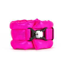 Load image into Gallery viewer, Standard Fluffy Magnetic Collar Metallic Ultra Neon Pink
