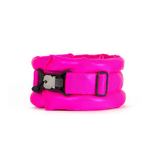 Load image into Gallery viewer, Toy / Miniature Fluffy Magnetic Collar Metallic Ultra Neon Pink
