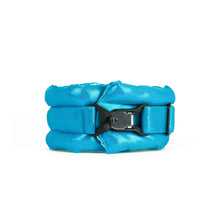 Load image into Gallery viewer, Medium Fluffy Magnetic Collar Glossy Turquoise Everything
