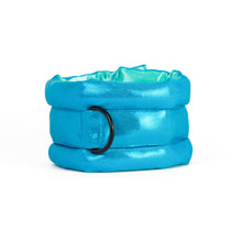Load image into Gallery viewer, Standard Fluffy Magnetic Collar Glossy Turquoise Everything

