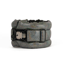 Load image into Gallery viewer, Standard Fluffy Magnetic Collar Holographic Jet Black
