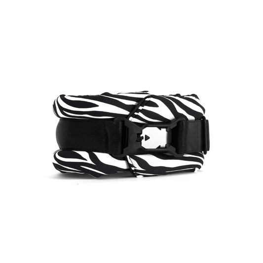 Toy / Miniature Fluffy Magnetic Collar Black Zebra