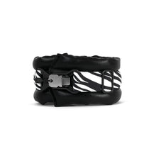 Load image into Gallery viewer, Toy / Miniature Fluffy Magnetic Collar Black Zebra Stripe
