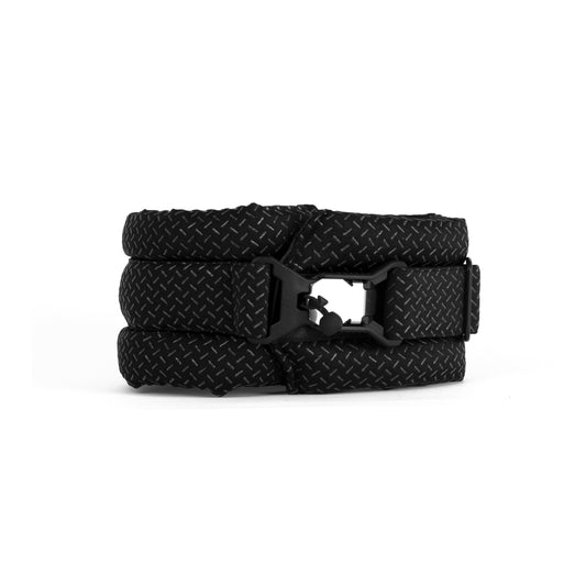 Medium Fluffy Magnetic Collar Matte Jet Black