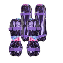 Load image into Gallery viewer, Poodle Supply Set 4 Leg Protectors Purple / Glossy Rainbow
