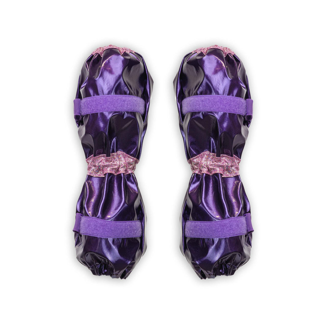 Poodle Supply Set 4 Leg Protectors Purple Pink