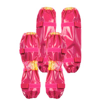 Načíst obrázek do prohlížeče Galerie, Poodle Supply Set 4 Leg Protectors Pink / Neon Pink Yellow Ombre
